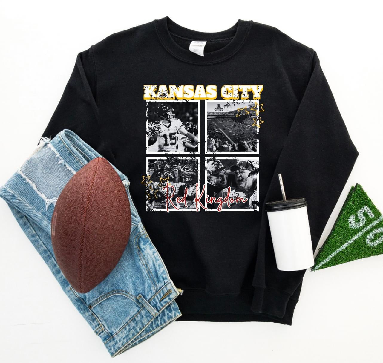 **HALFTIME DEAL** 4 Square Red Kingdom Black Option