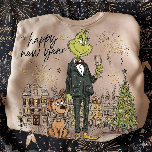 Max Happy New Year Sand Sweatshirt