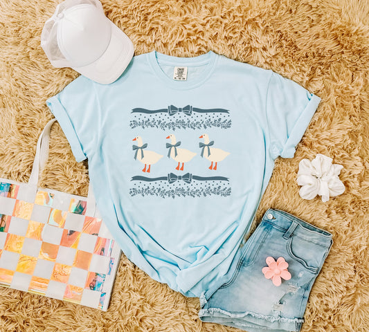 Vintage Goose Chambray Tee