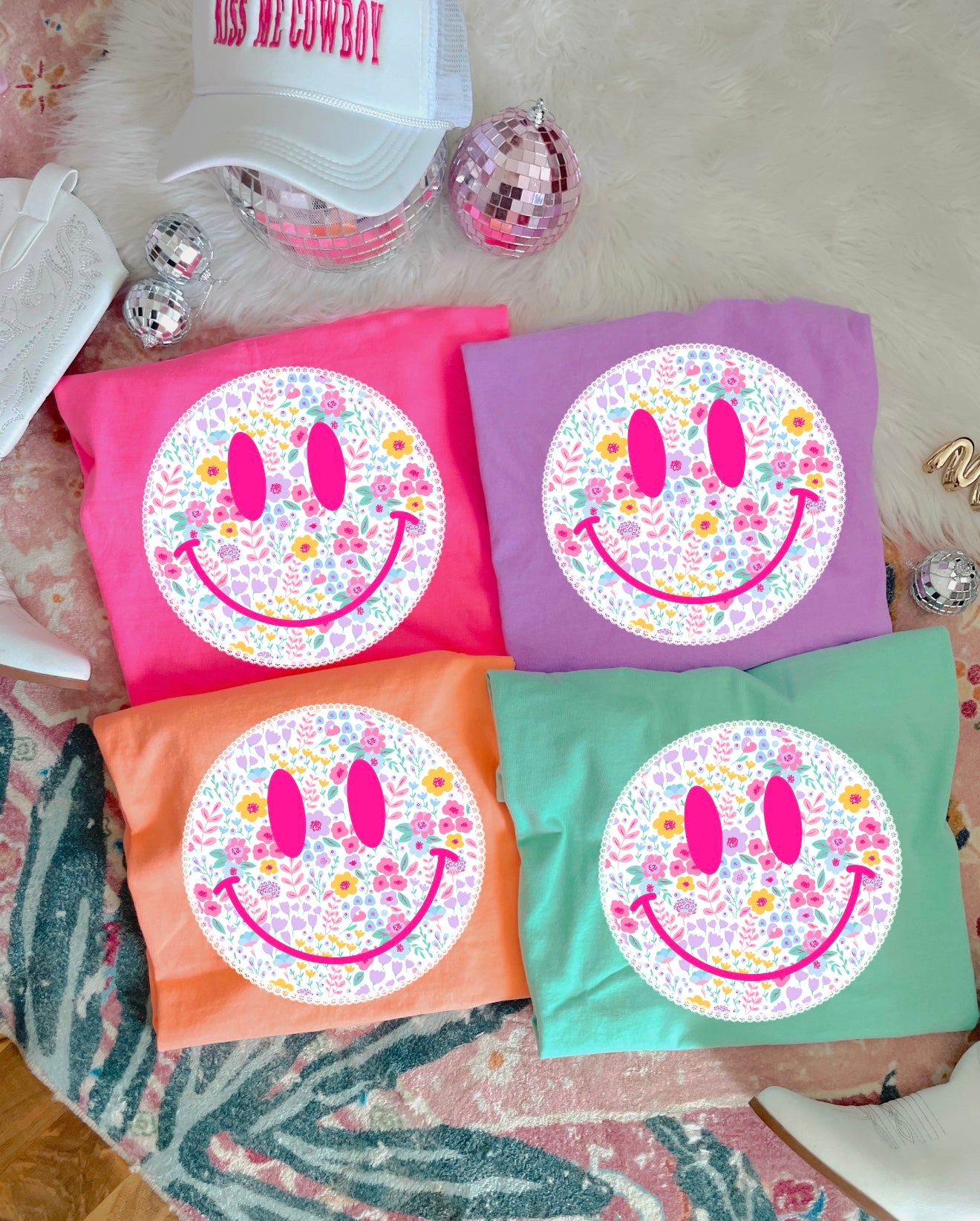 **DEAL PRICE** Ditsy Flowers Tee Color Option