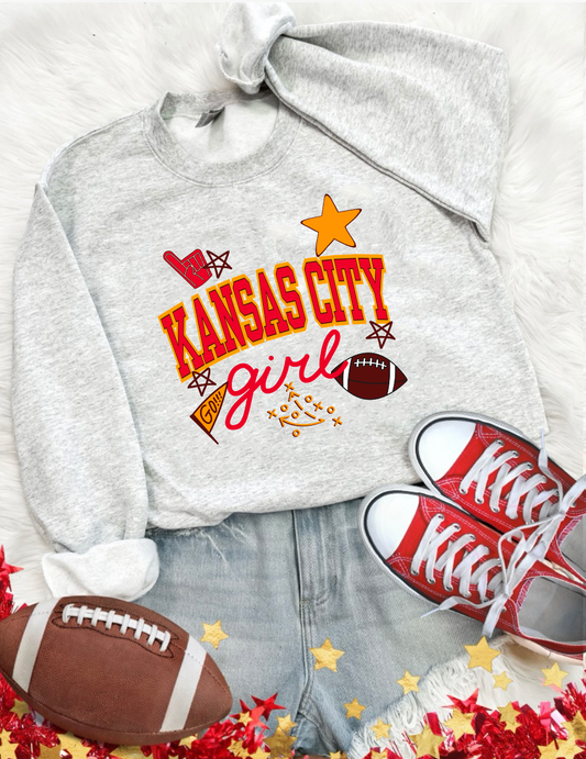 Kansas City Girl Ash Sweatshirt