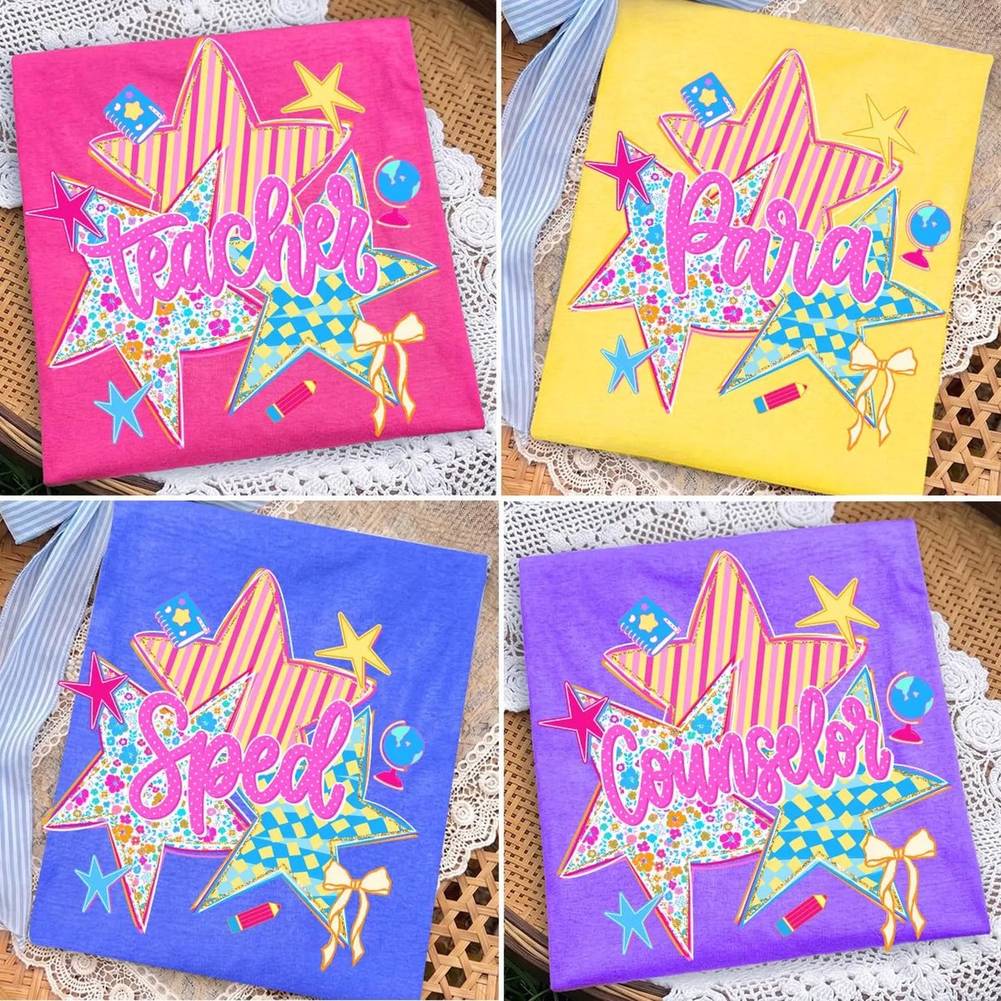 **Back To School** Multi Star School Occupation Tee