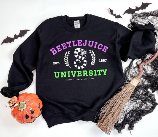 Beetlejuice University Black Sweatshirt