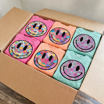 Floral Smiley Color Option