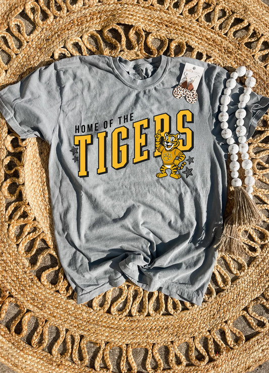 Home Of The Tigers Grey Tee