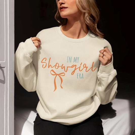 Bow Showgirl Era Sand Sweatshirt