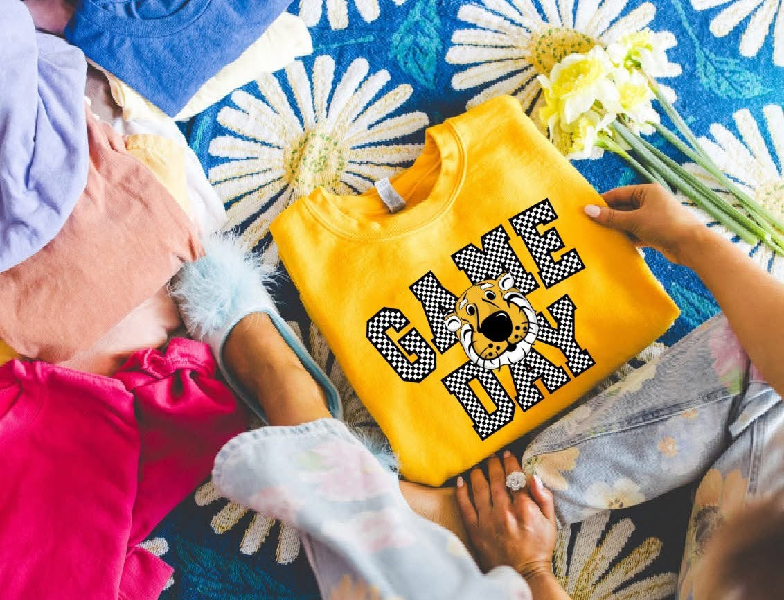 Checkered Game Day Tiger Gold Option