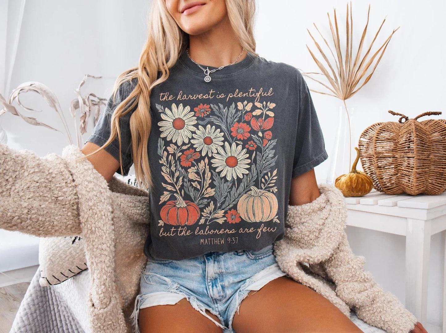 The Harvest Is Plentiful Pepper Tee