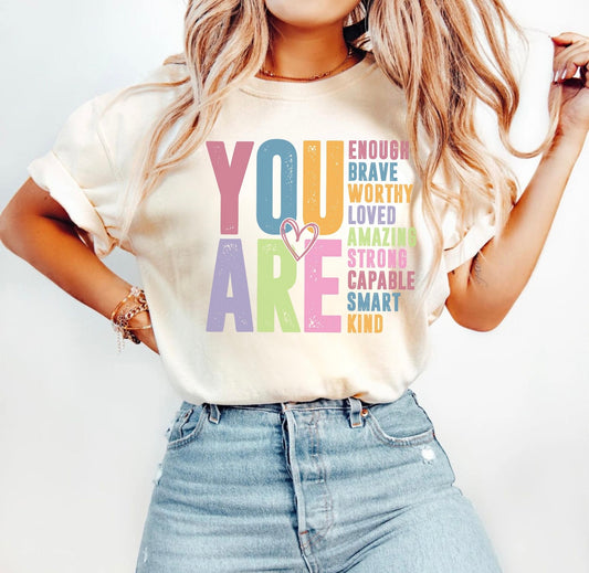 You Are Motivational Natural Tee