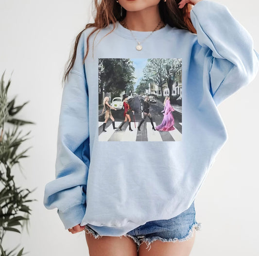 Swiftie Walking Blue Sweatshirt