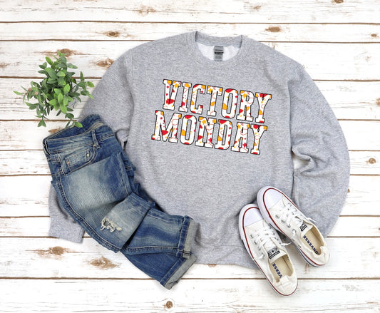 Red & Gold Arrowheads Victory Monday Sports Grey Option