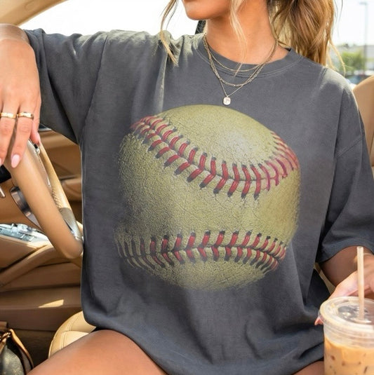 Halftone Softball Pepper Tee