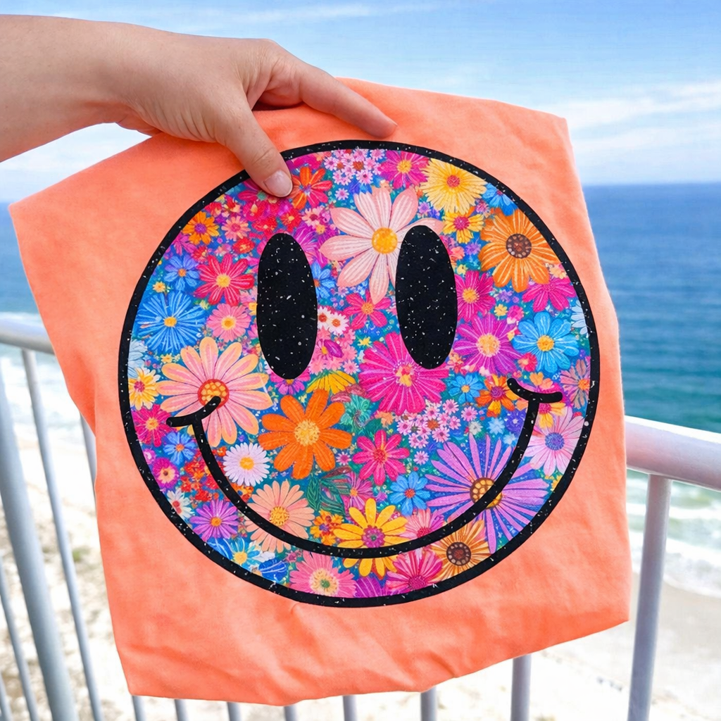 Floral Smiley Color Option