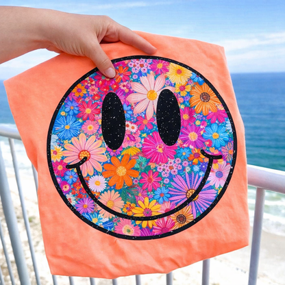 Floral Smiley Color Option