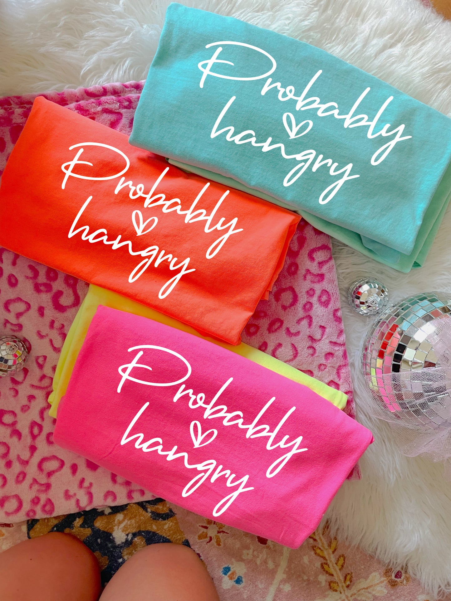 Probably Hangry Tee Color Options