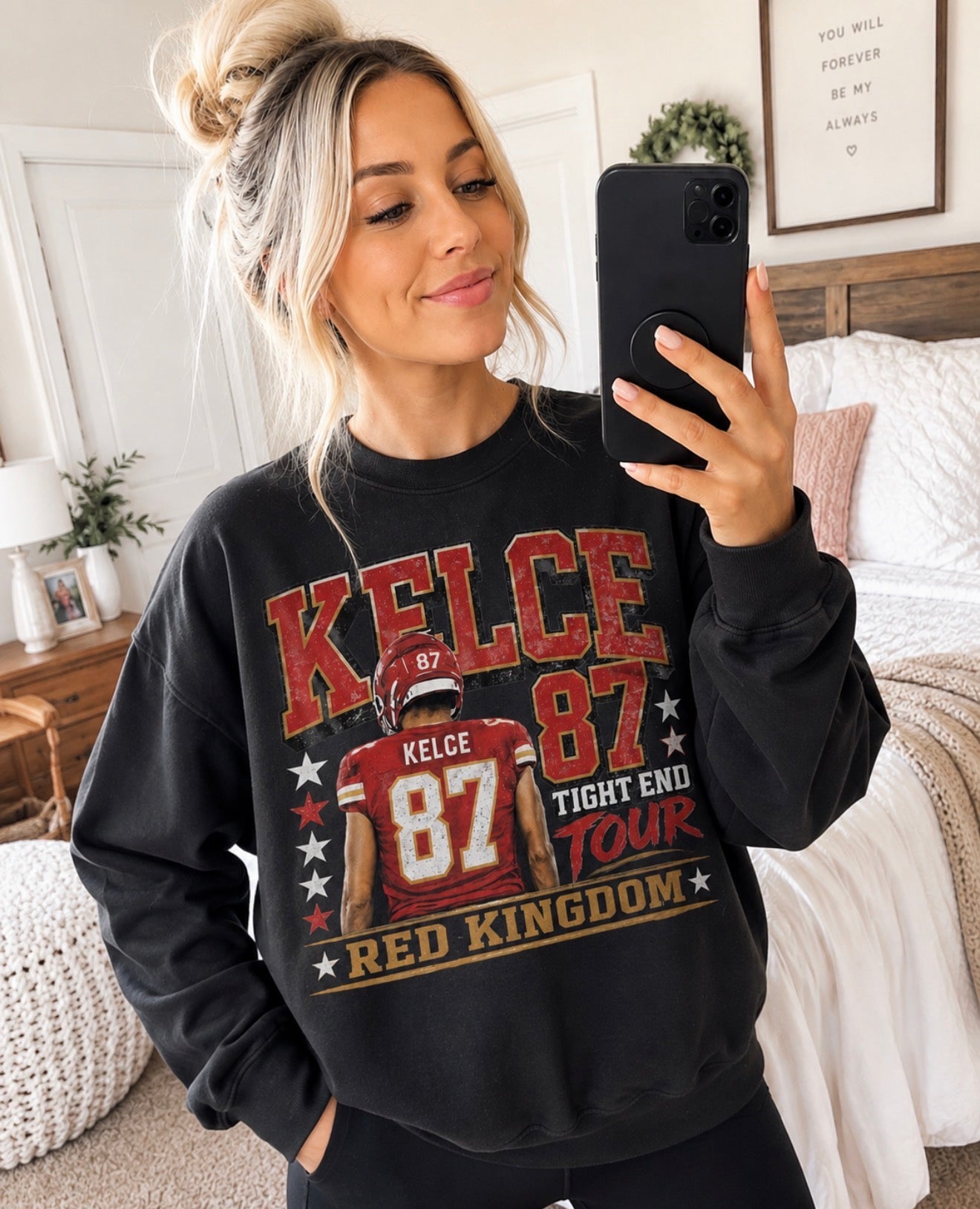 Tight End Tour Black Sweatshirt