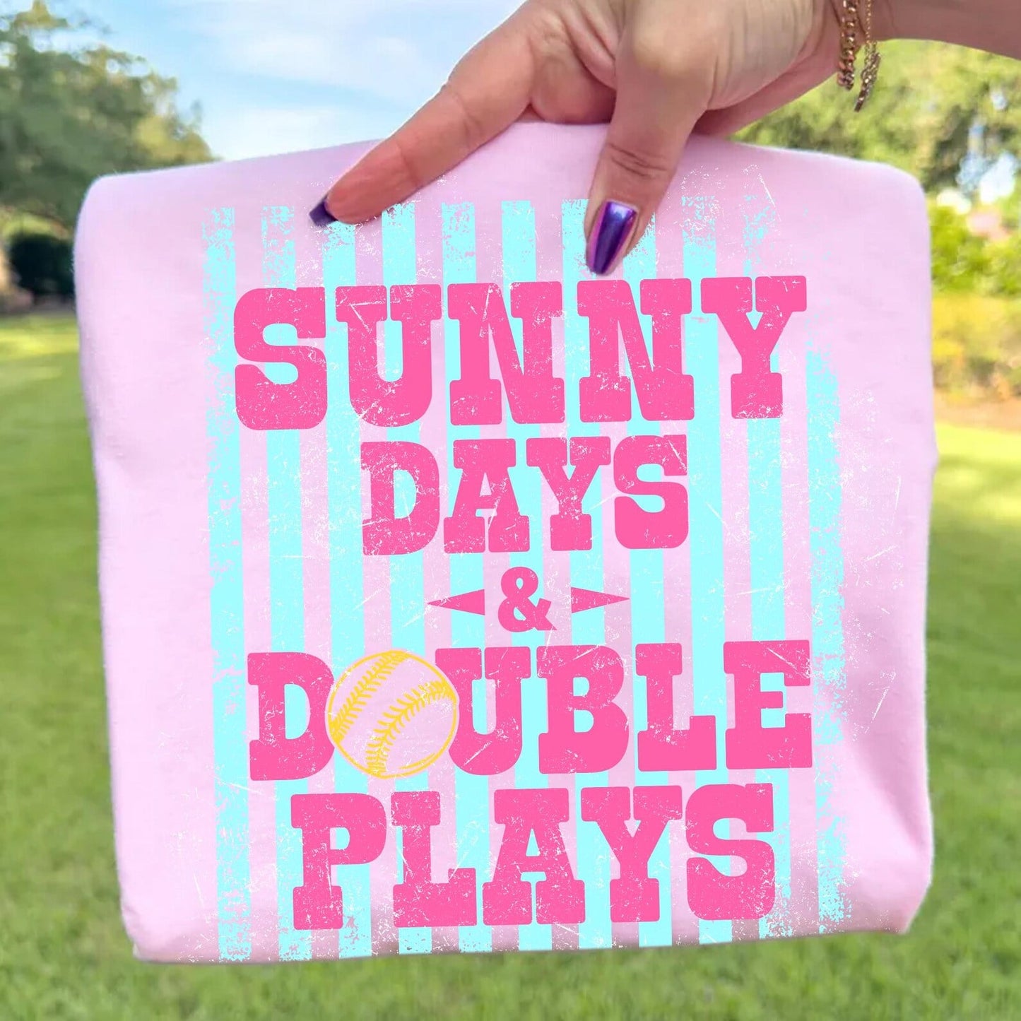 Sunny Days & Double Plays Blossom Tee