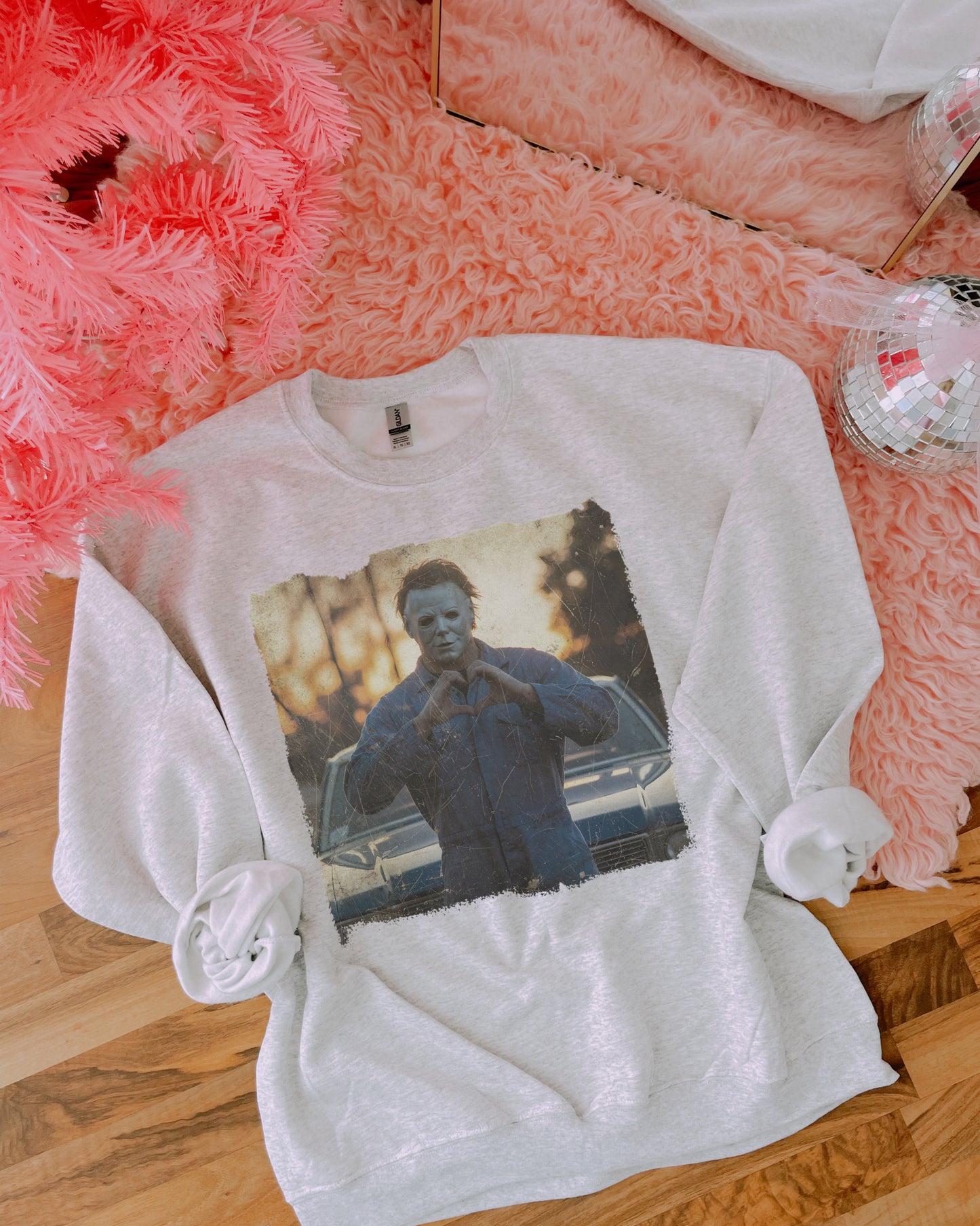 MM Heart Ash Sweatshirt