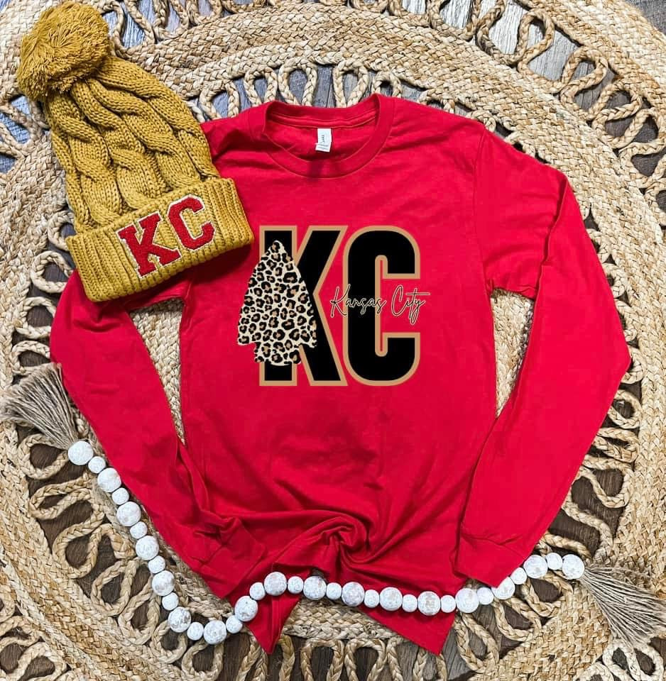 Natural Leopard KC Kansas City Red Option