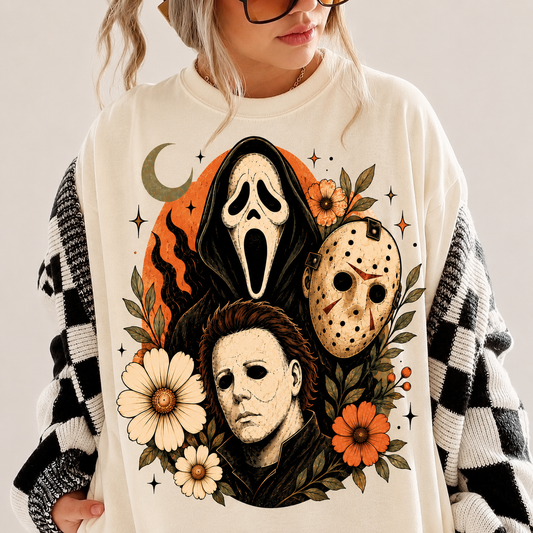 Halloween Scarry Ivory Tee