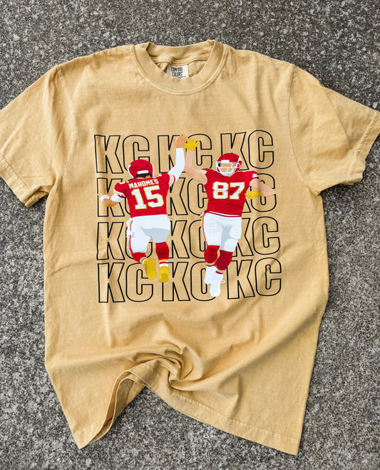 **DEAL PRICE** MK Duo Mustard Comfort Colors Tee