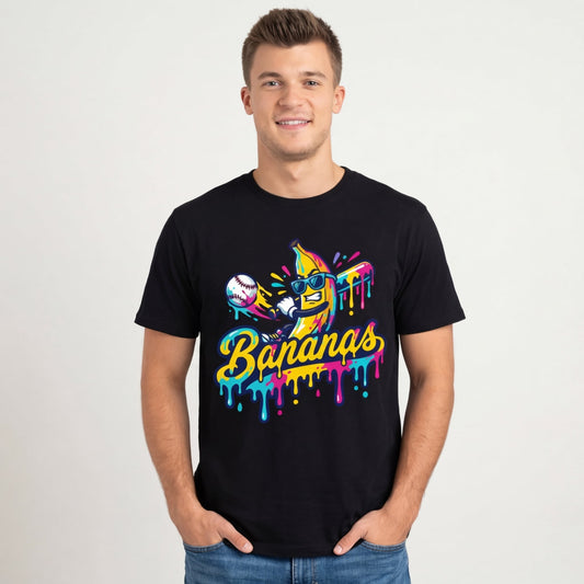 Drippy Banana Next Level Black Tee