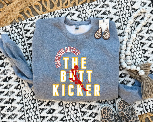 The Butt Kicker Heather Graphite Sweatshirt
