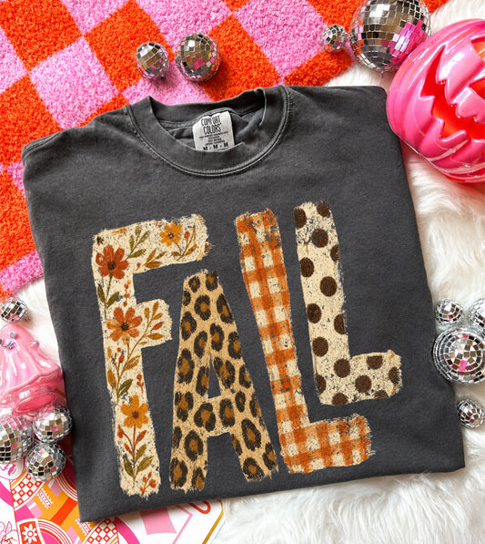 Fall Pattern Pepper Tee