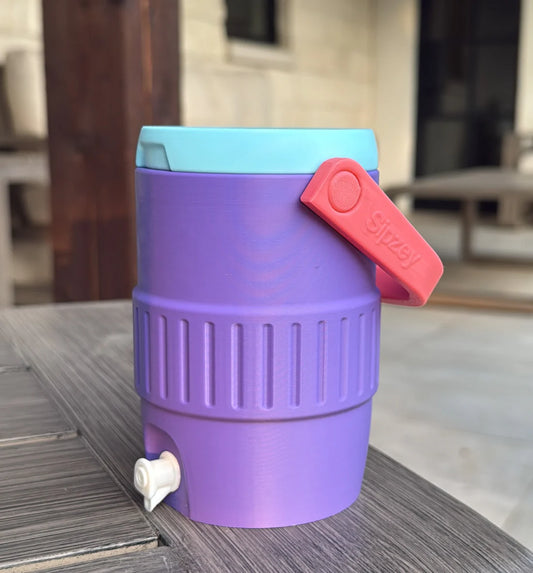 **PREORDER** Purple Retro Jug Cooler Can Holder