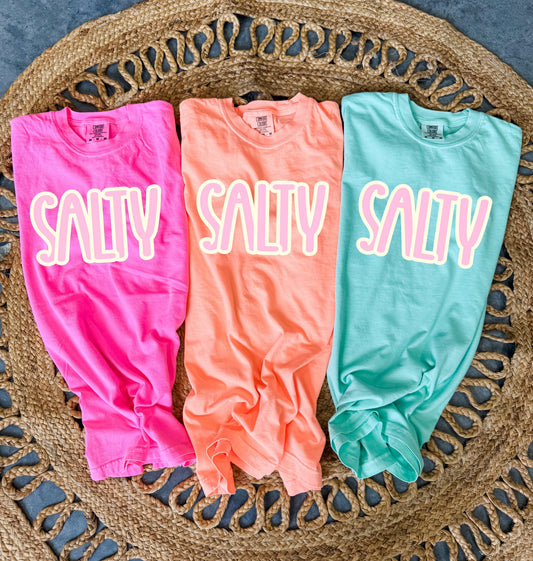 Pink & White Salty Neon Options Tee