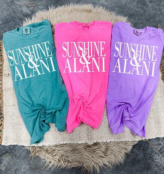 **DEAL OF THE DAY** Sunshine & Alani Tee Options