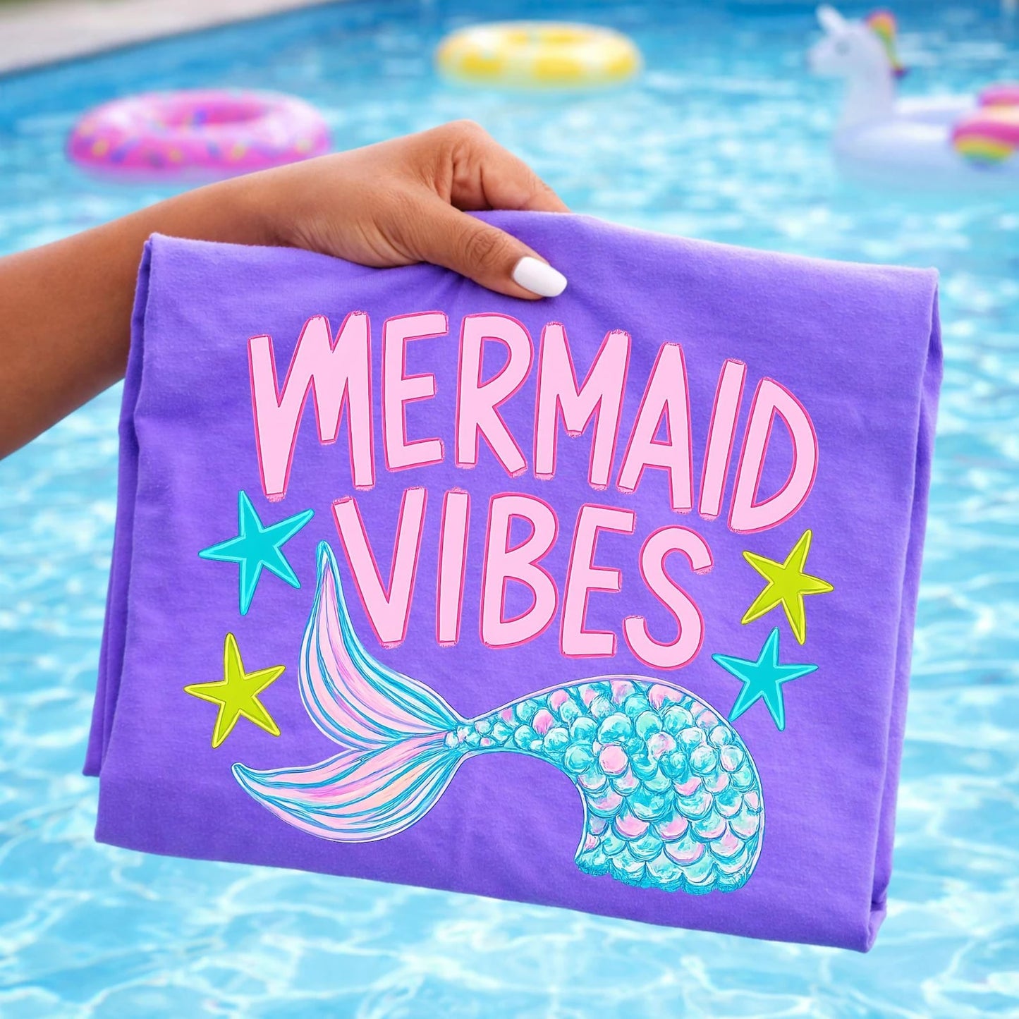 Mermaid Vibes Violet Tee