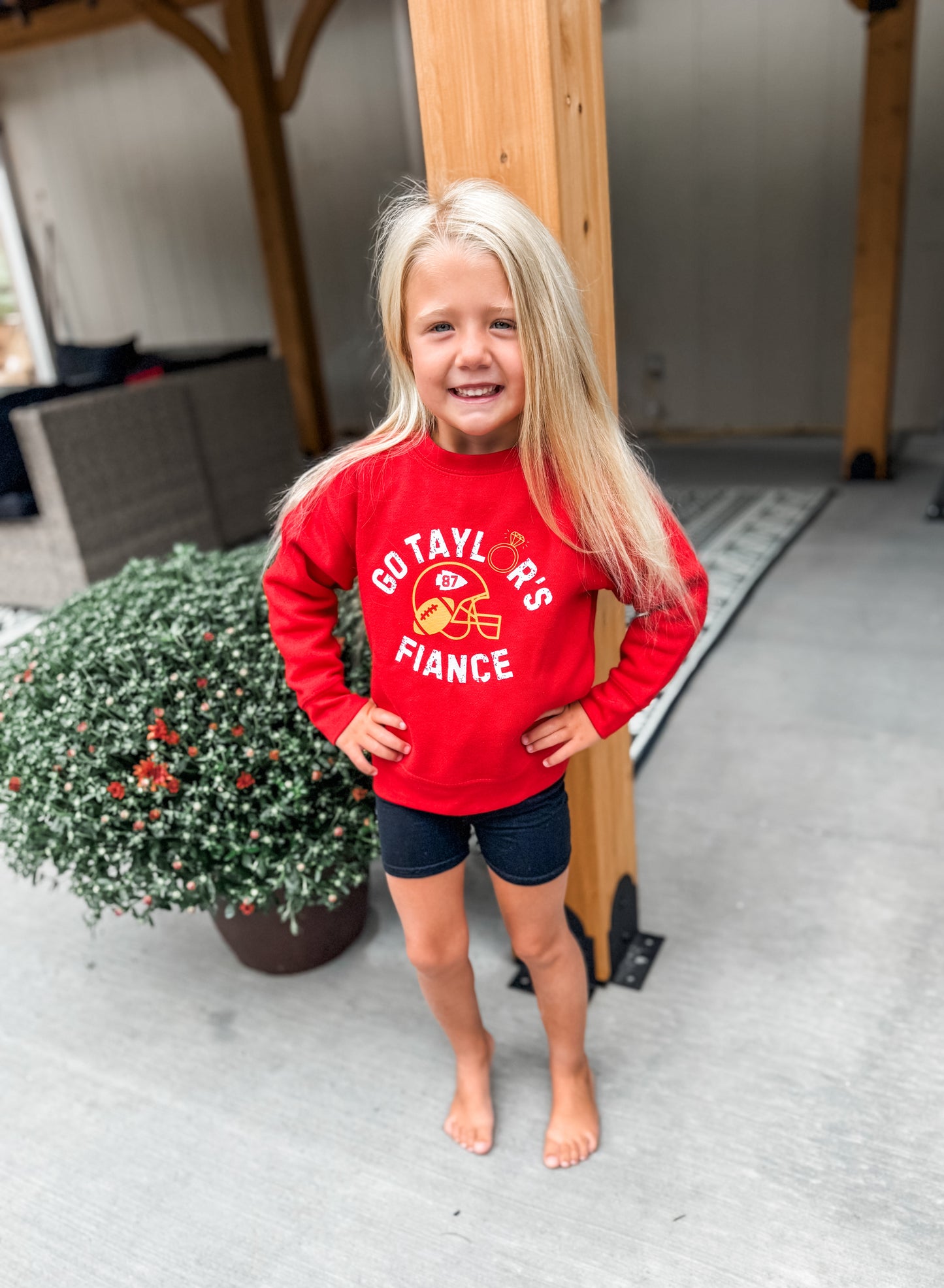 87 Helmet Go Taylor’s Fiance Red Sweatshirt