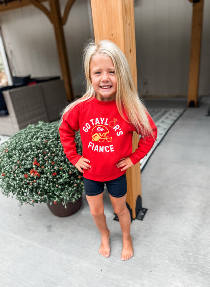 87 Helmet Go Taylor’s Fiance Red Sweatshirt