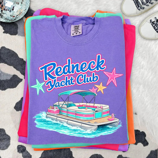 Redneck Yacht Club Violet Tee