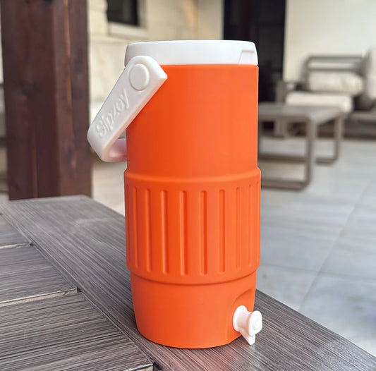 **PREORDER** Orange Retro Jug Cooler Can Holder