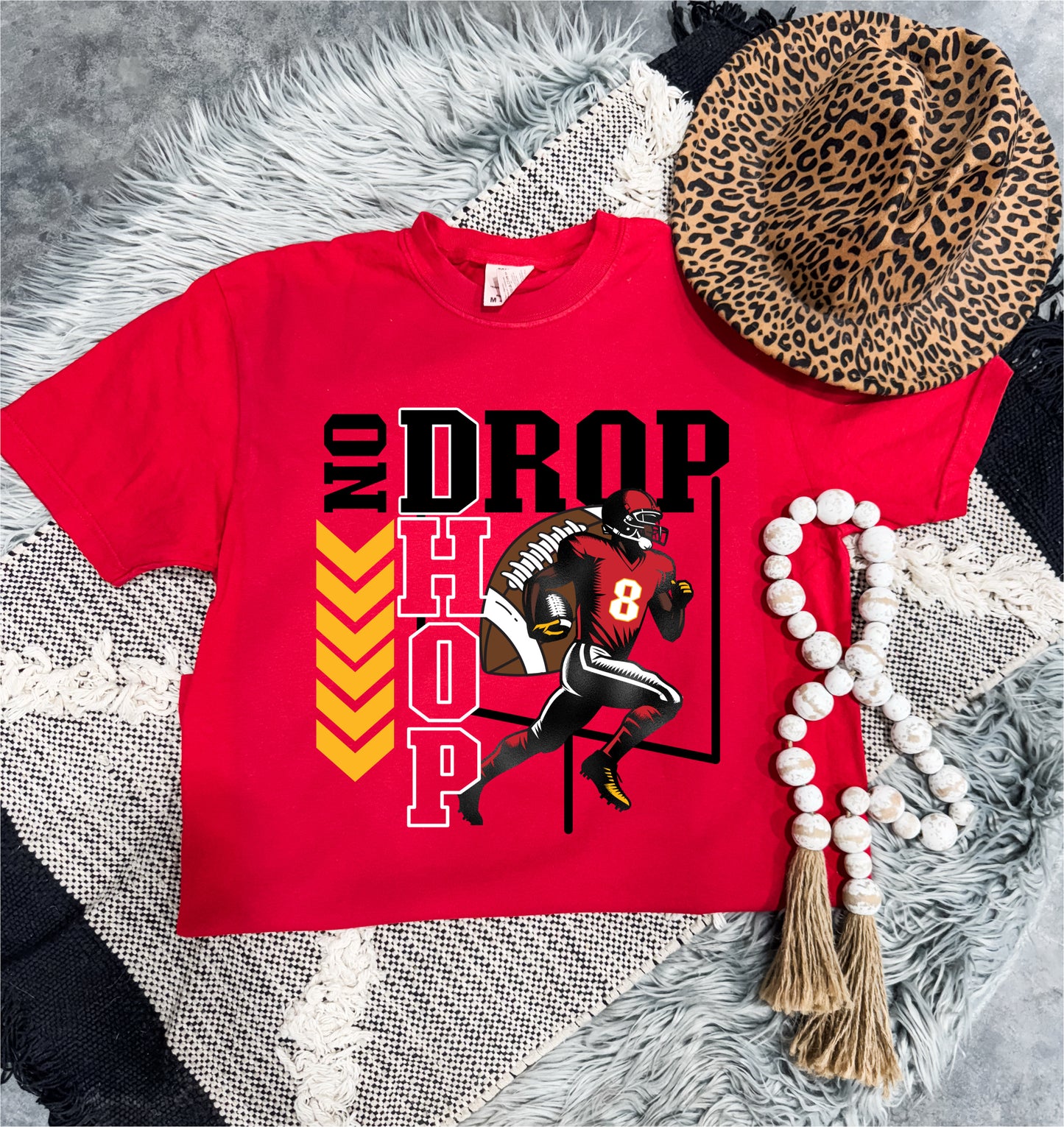 On Drop D Hop Red Tee