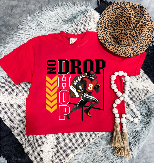 On Drop D Hop Red Tee