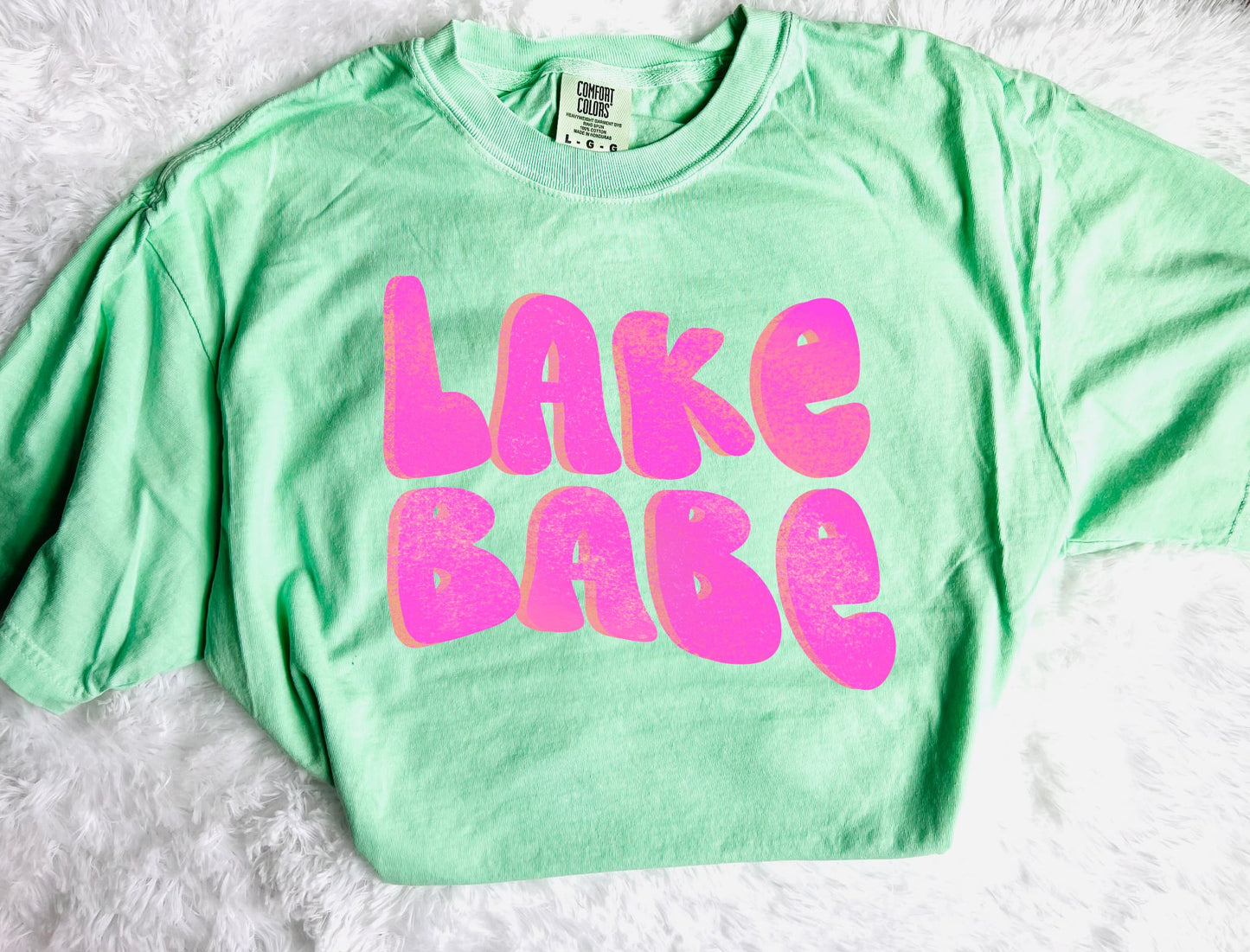 Distressed Lake Babe Island Reef Tee/Tank