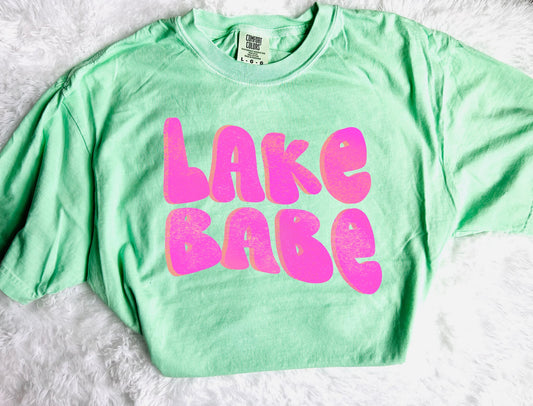 Distressed Lake Babe Island Reef Tee/Tank