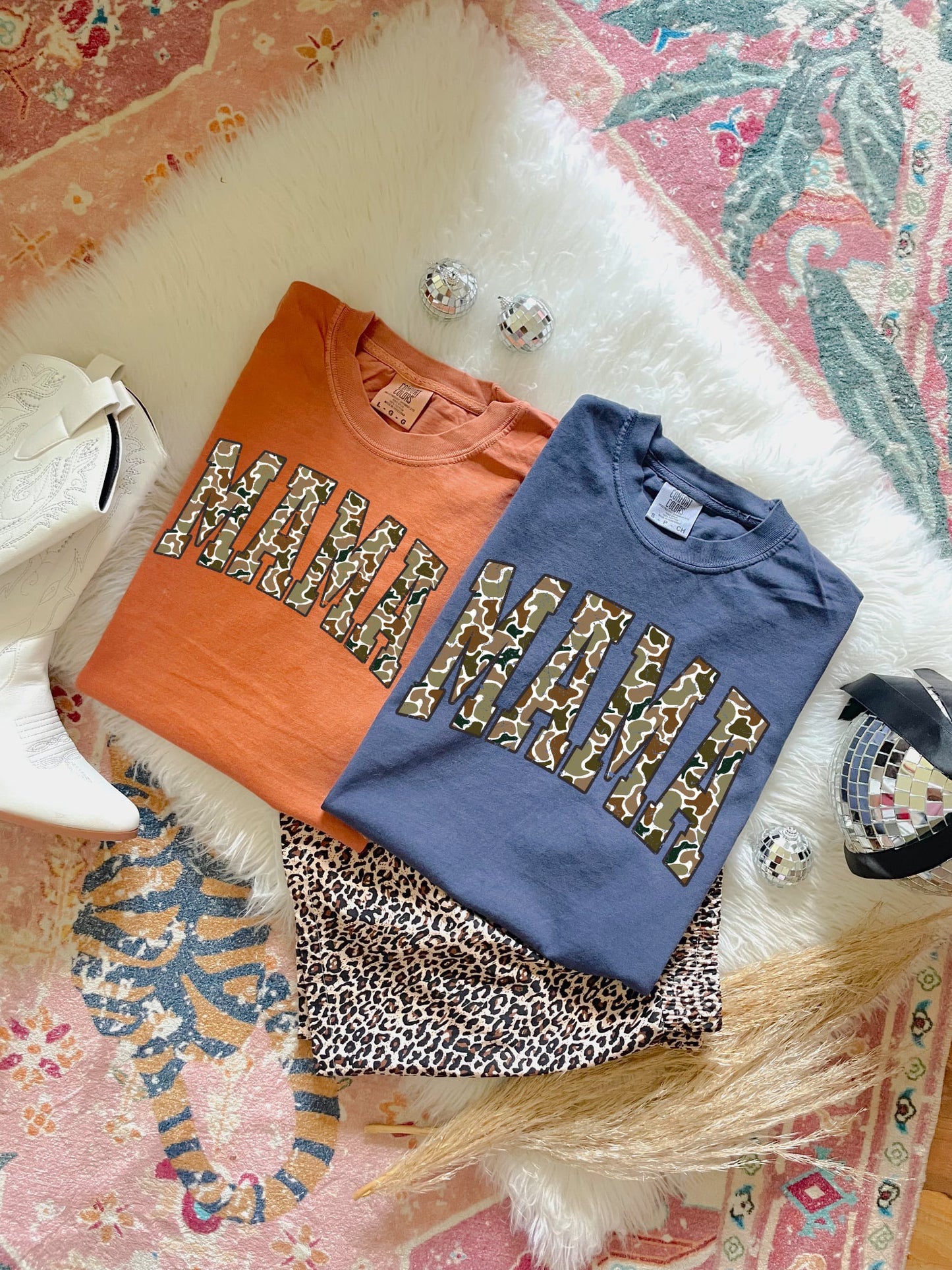 Camo Mama Distressed Color Option