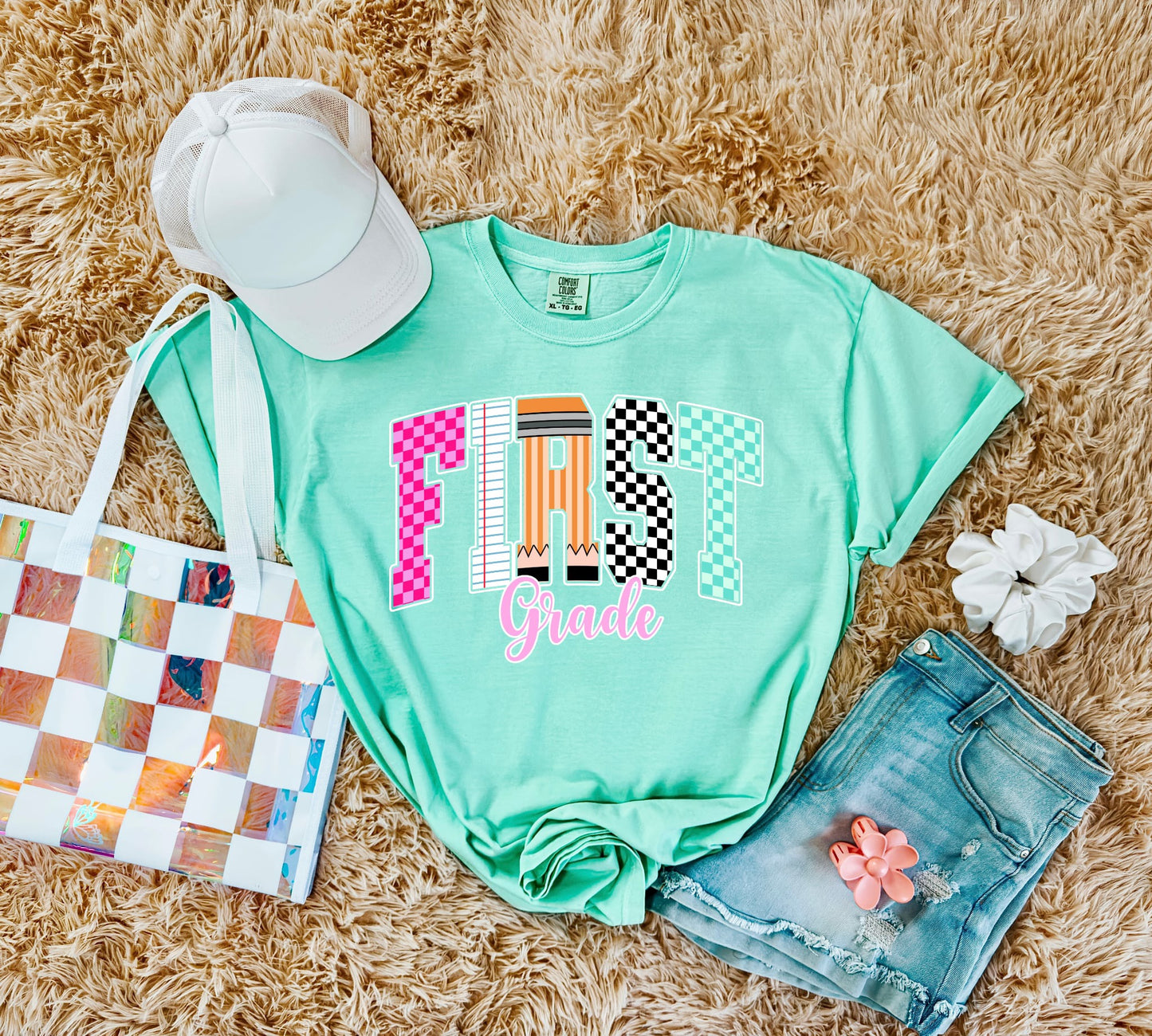 **BACK TO SCHOOL** First Day Grade Island Reef Tee