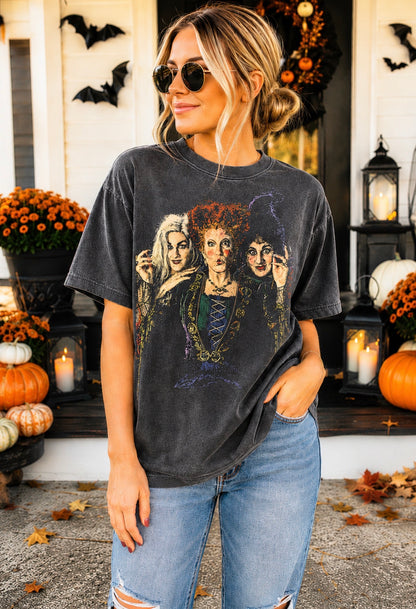 **DEAL OF THE DAY** Halftone Witches Pepper Tee