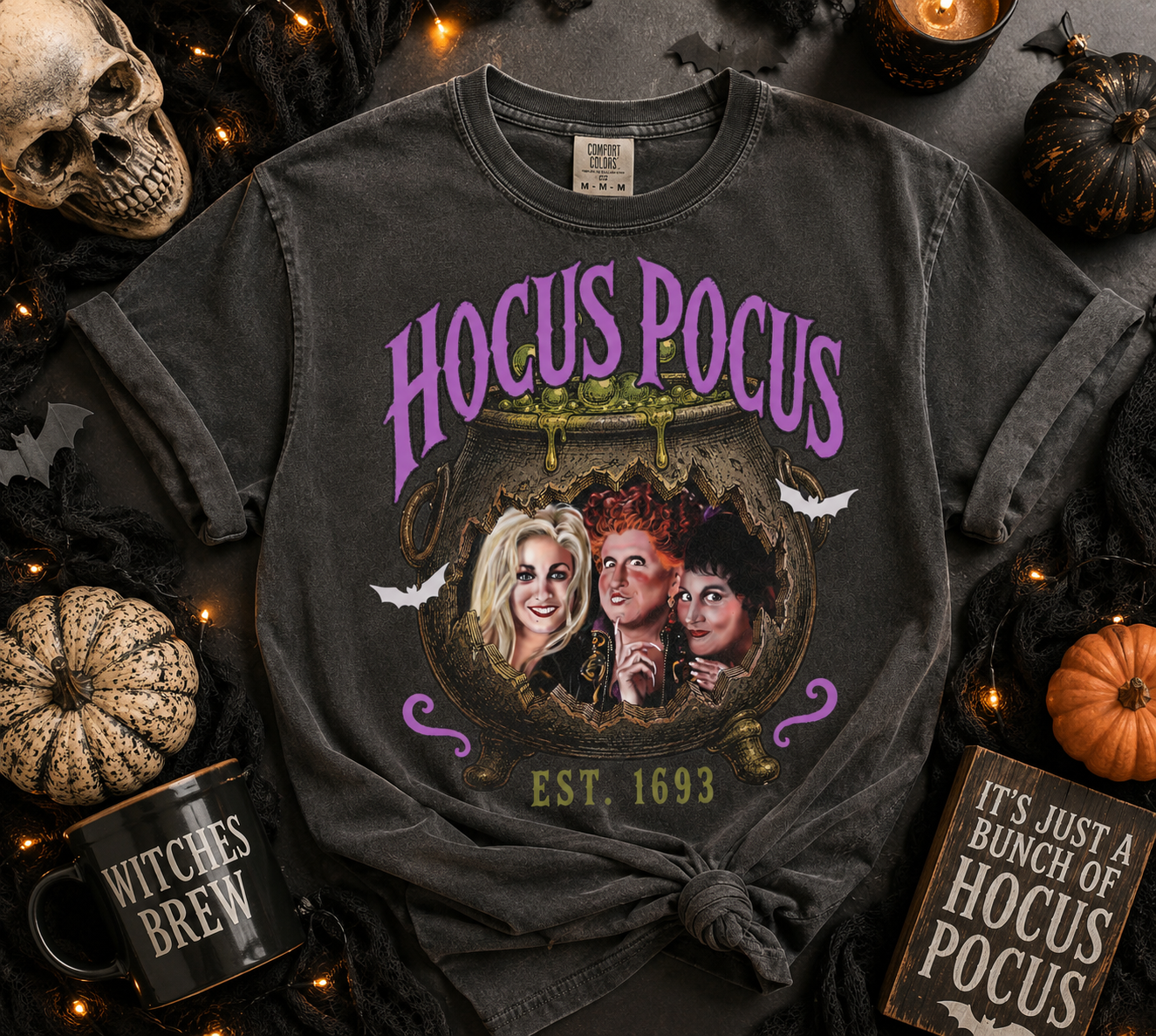 Halloween Sisters Pepper Tee