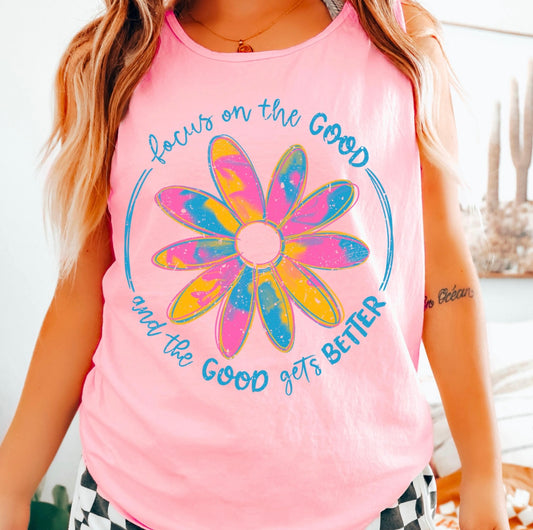 Focus On The Good And The Good Gets Better Blossom Tank Top