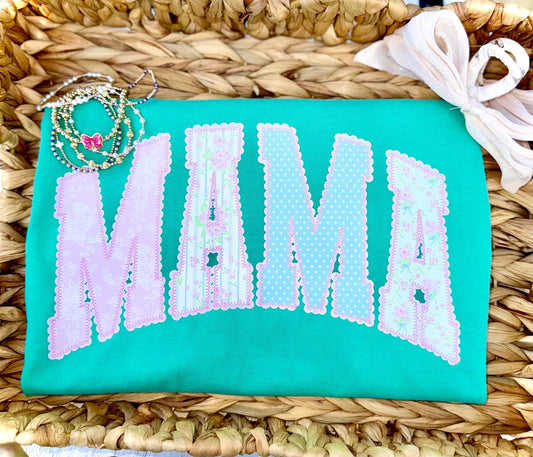 Mama Lace Island Green Tee