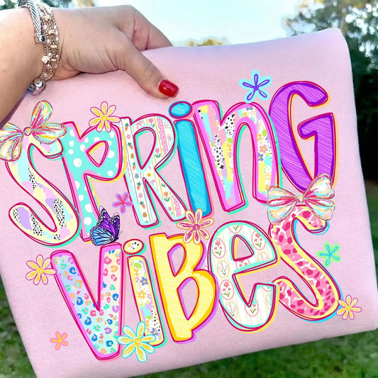 Colorful & Pattern Spring Vibes Blossom Tee