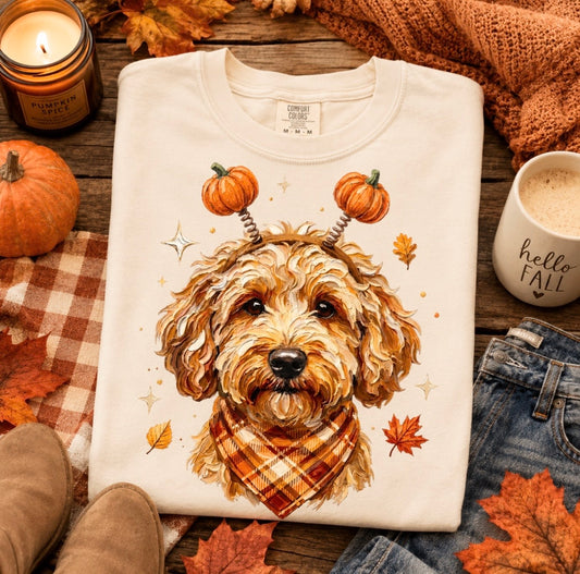 **DEAL OF THE DAY** Fall Doodle Ivory Tee