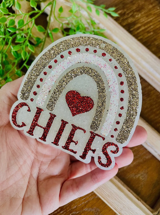 Football Heart Car Freshie