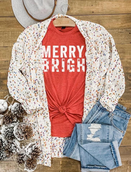 White Confetti Cardigan